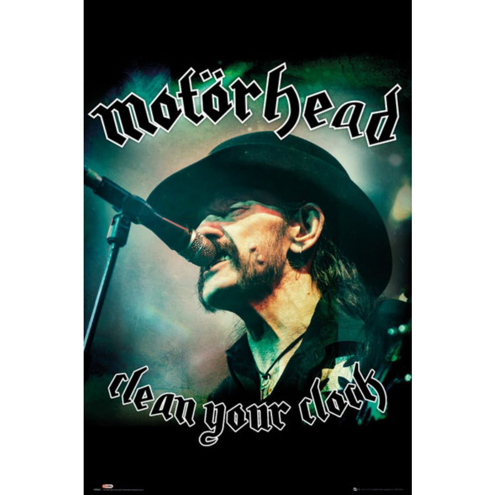MOTORHEAD モーターヘッド (結成 50周年 ) - Clean Your Clock / ポスター - PGS